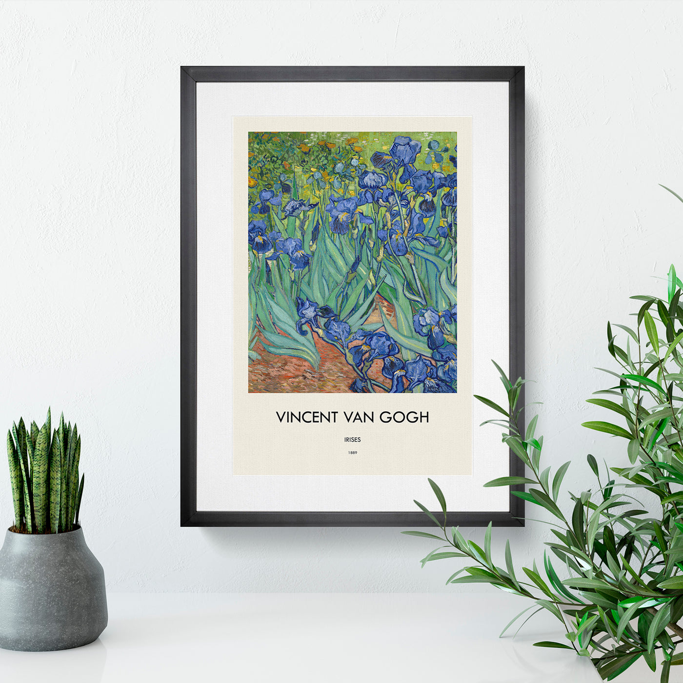 Irises Print By Vincent Van Gogh