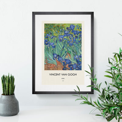 Irises Print By Vincent Van Gogh