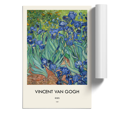 Irises Print By Vincent Van Gogh