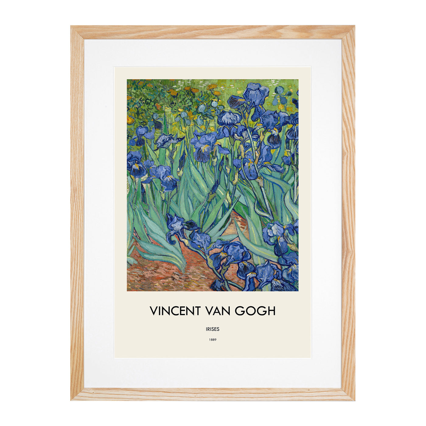 Irises Print By Vincent Van Gogh