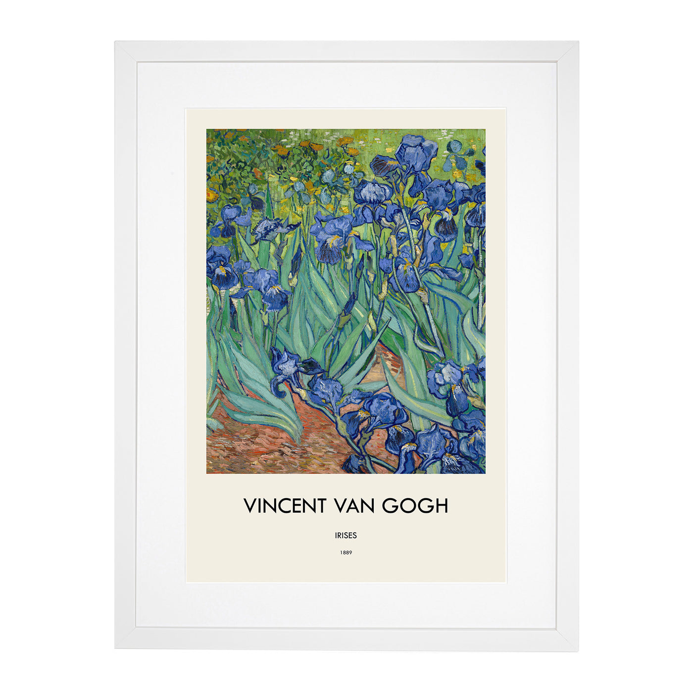 Irises Print By Vincent Van Gogh