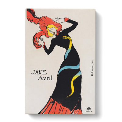 Jane Avril Vol.1 Byx Henri De Toulouse Lautreccan Canvas Print Main Image