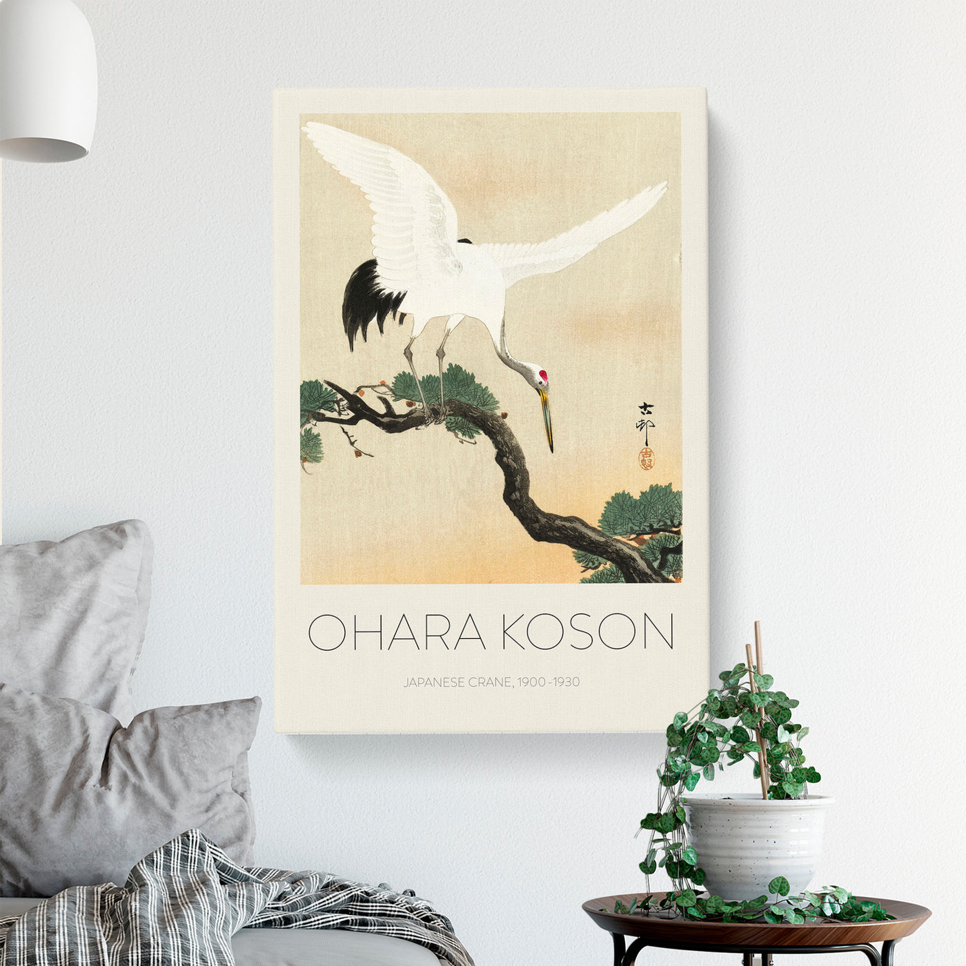 Japanese Crane Birds Print By Ohara Koson