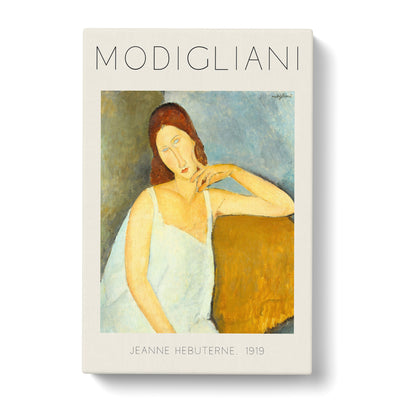 Jeanne Hebuterne Vol.1 Print By Amedeo Modigliani Canvas Print Main Image