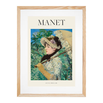 Jeanne Spring Print By Edouard Manet