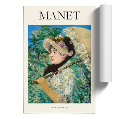 Jeanne Spring Print By Edouard Manet