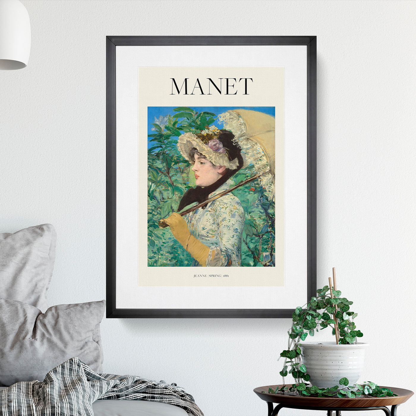 Jeanne Spring Print By Edouard Manet