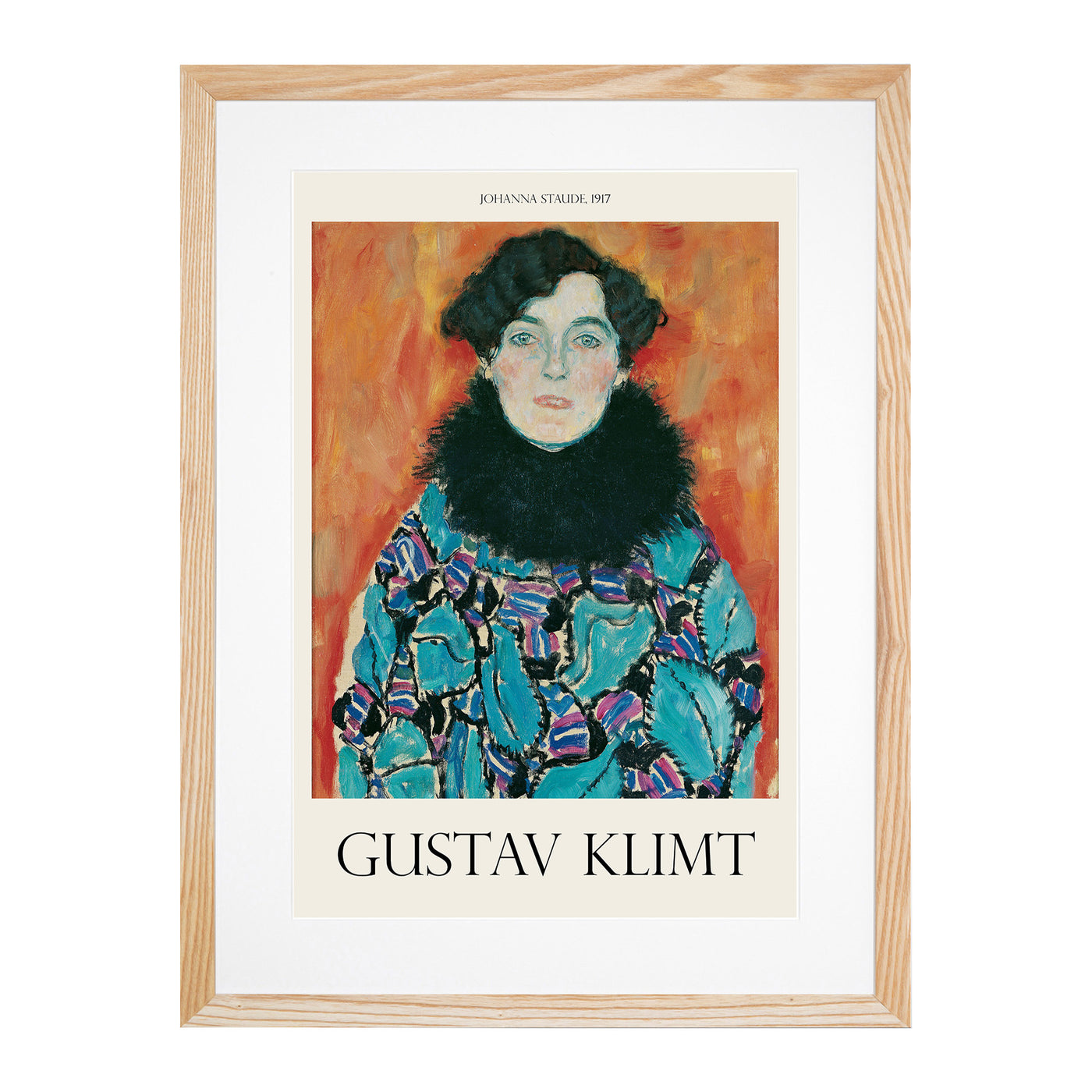 Johanna Staude Print By Gustav Klimt