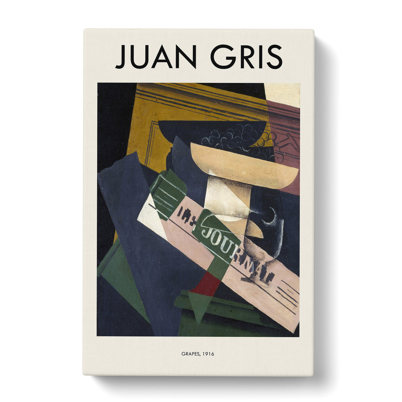 Journal Print By Juan Gris Canvas Print Main Image