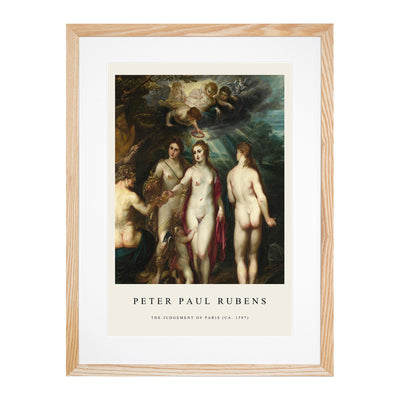 Judgement Of Paris Print By Peter Paul Rubens