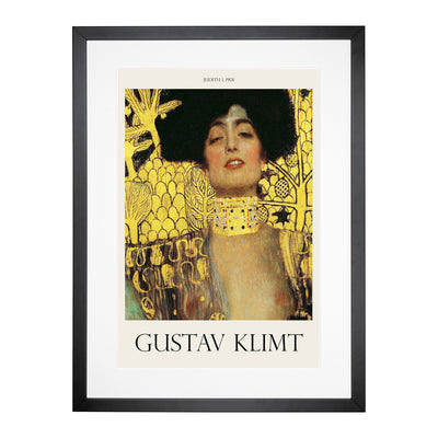 Judith Print By Gustav Klimt Framed Print Main Image