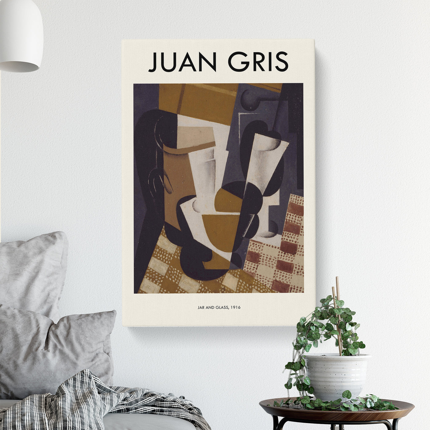 Jug And Glass Print By Juan Gris