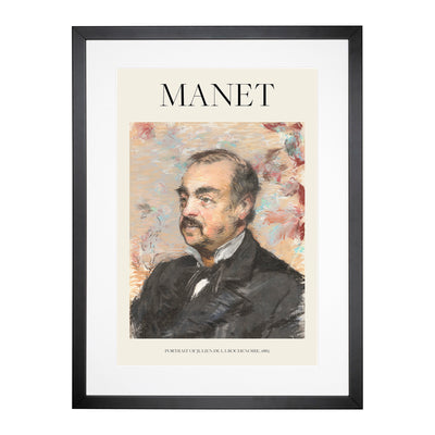 Julien De La Rochenoire Print By Edouard Manet Framed Print Main Image