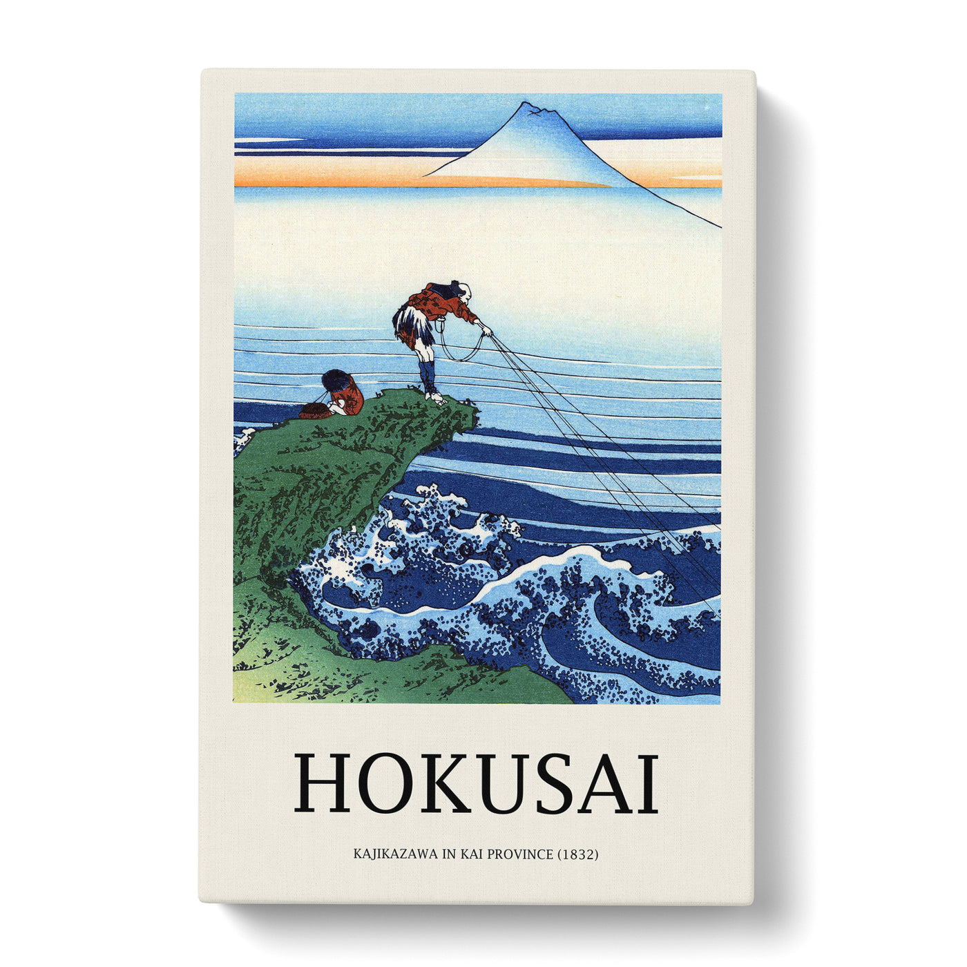 Kajikazawa In Kai Province Print By Katsushika Hokusai Canvas Print Main Image