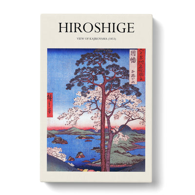 Kajikoyama Print By Utagawa Hiroshige Canvas Print Main Image