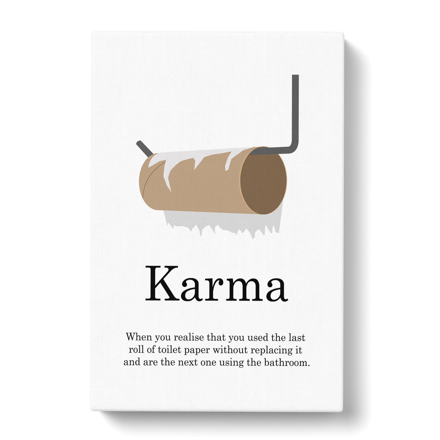 Karma Typography Canvas Print Main Image