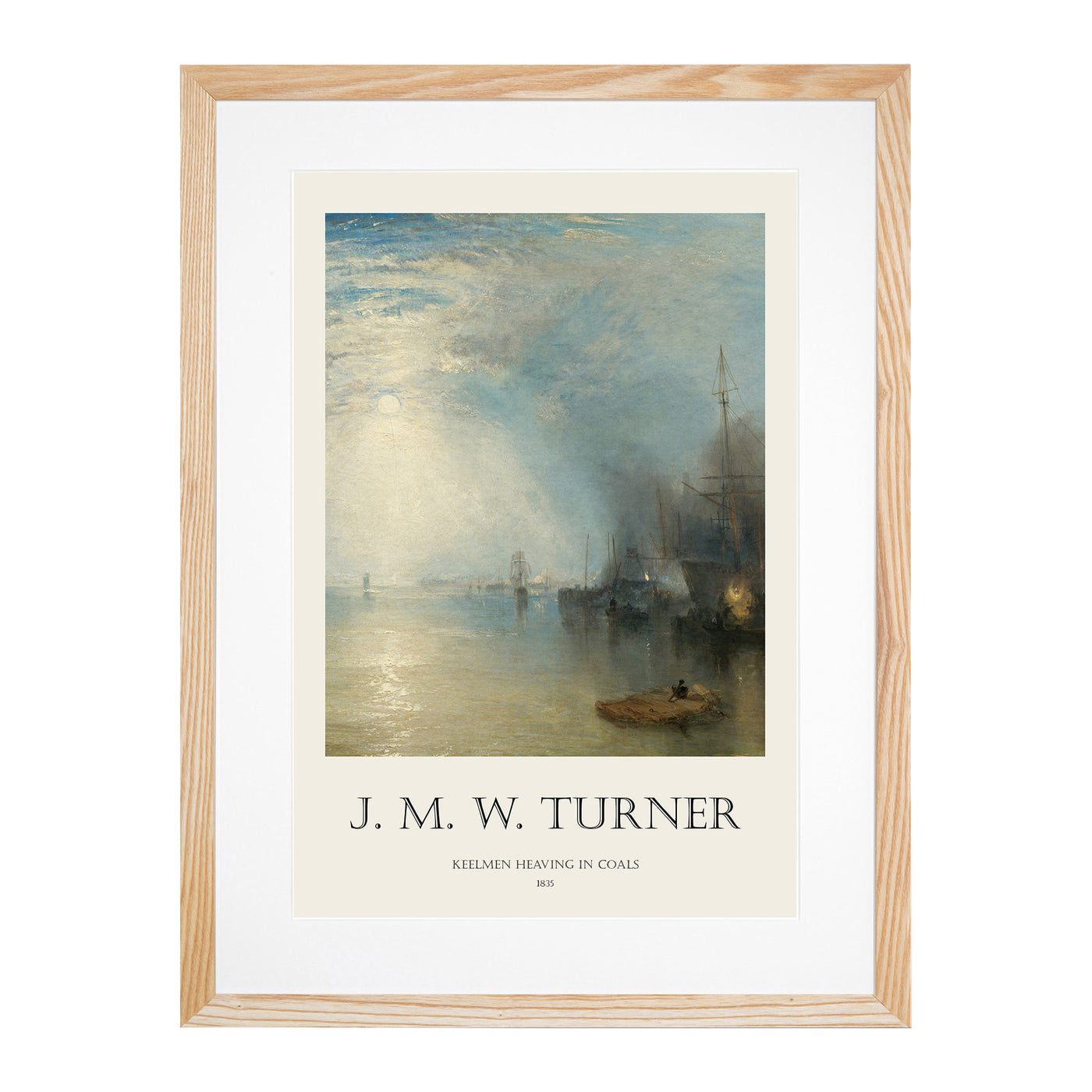 Keelmen Heaving In Coals Print By Joseph-Mallord William Turner