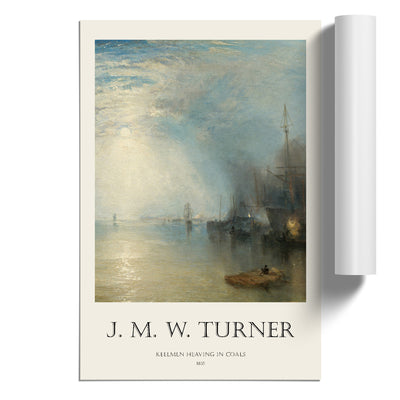 Keelmen Heaving In Coals Print By Joseph-Mallord William Turner