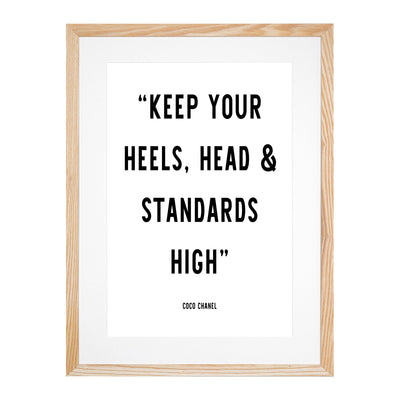 Keep Your Standards High