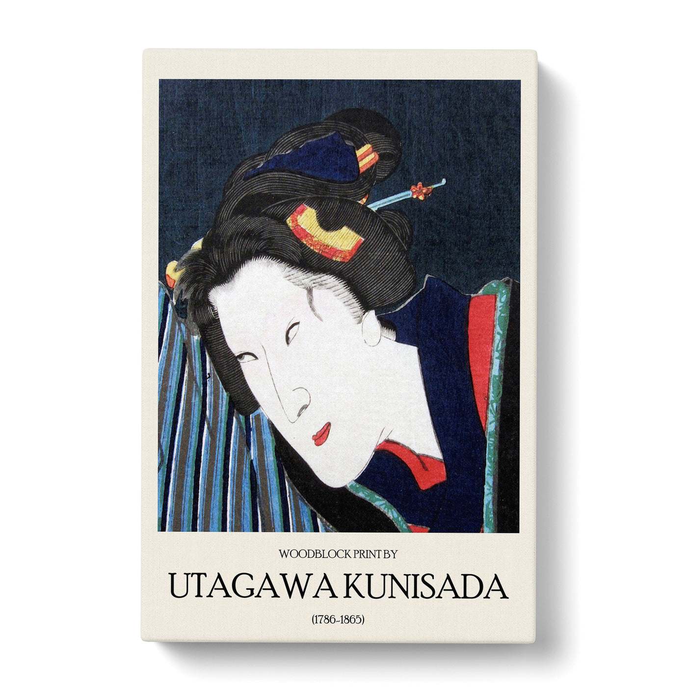 Kikugoro Ii Print By Utagawa Kunisada Canvas Print Main Image
