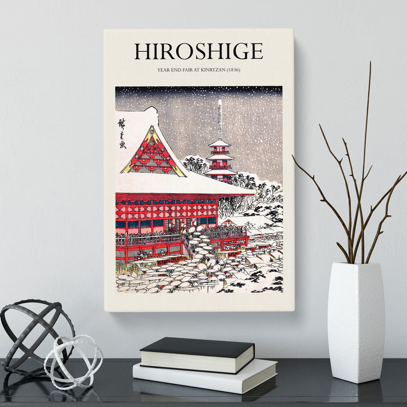Kinryuzan Temple Print By Utagawa Hiroshige