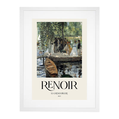 La Grenouillere Print By Pierre-Auguste Renoir