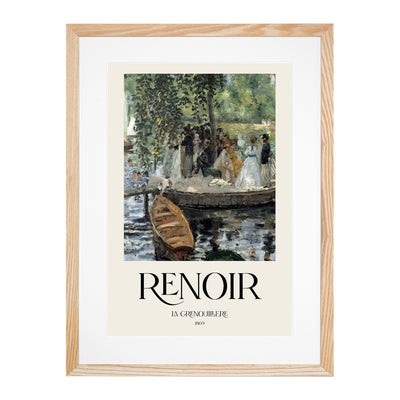 La Grenouillere Print By Pierre-Auguste Renoir