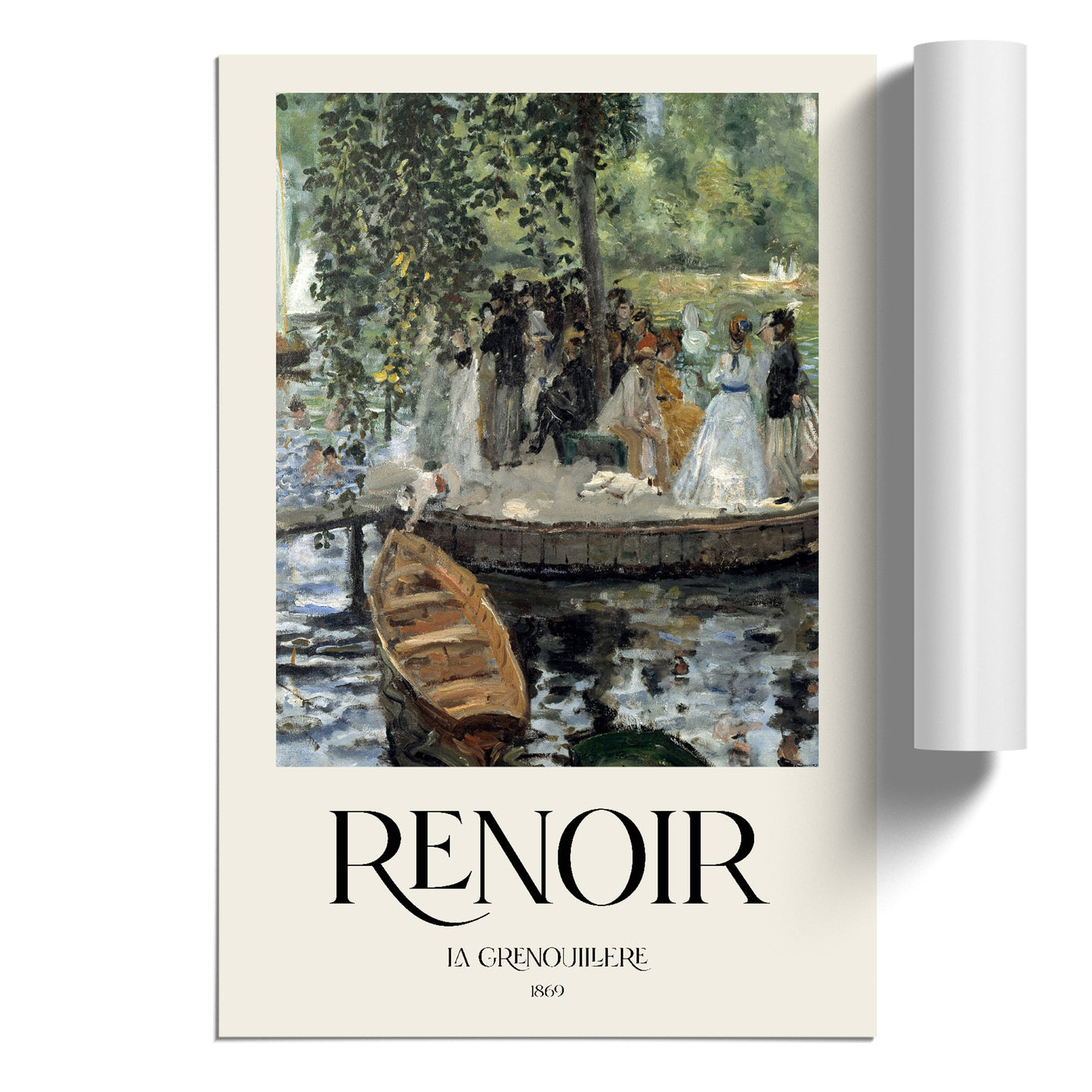 La Grenouillere Print By Pierre-Auguste Renoir