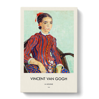 La Mousme Print By Vincent Van Gogh Canvas Print Main Image