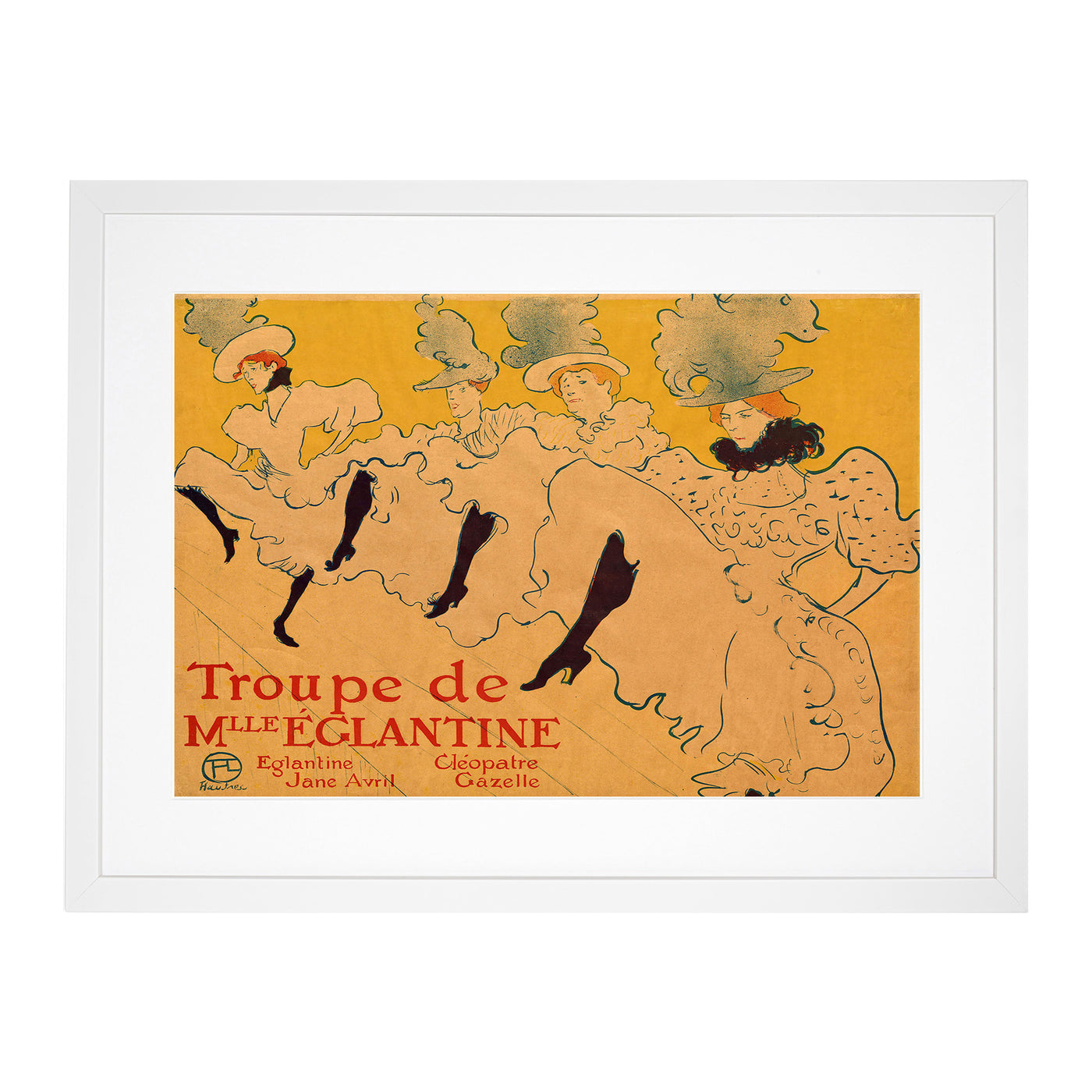 La Troupe De Mademoiselle Eglantine By Henri De Toulouse Lautrec