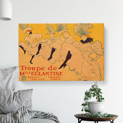 La Troupe De Mademoiselle Eglantine by Henri De Toulouse Lautrec