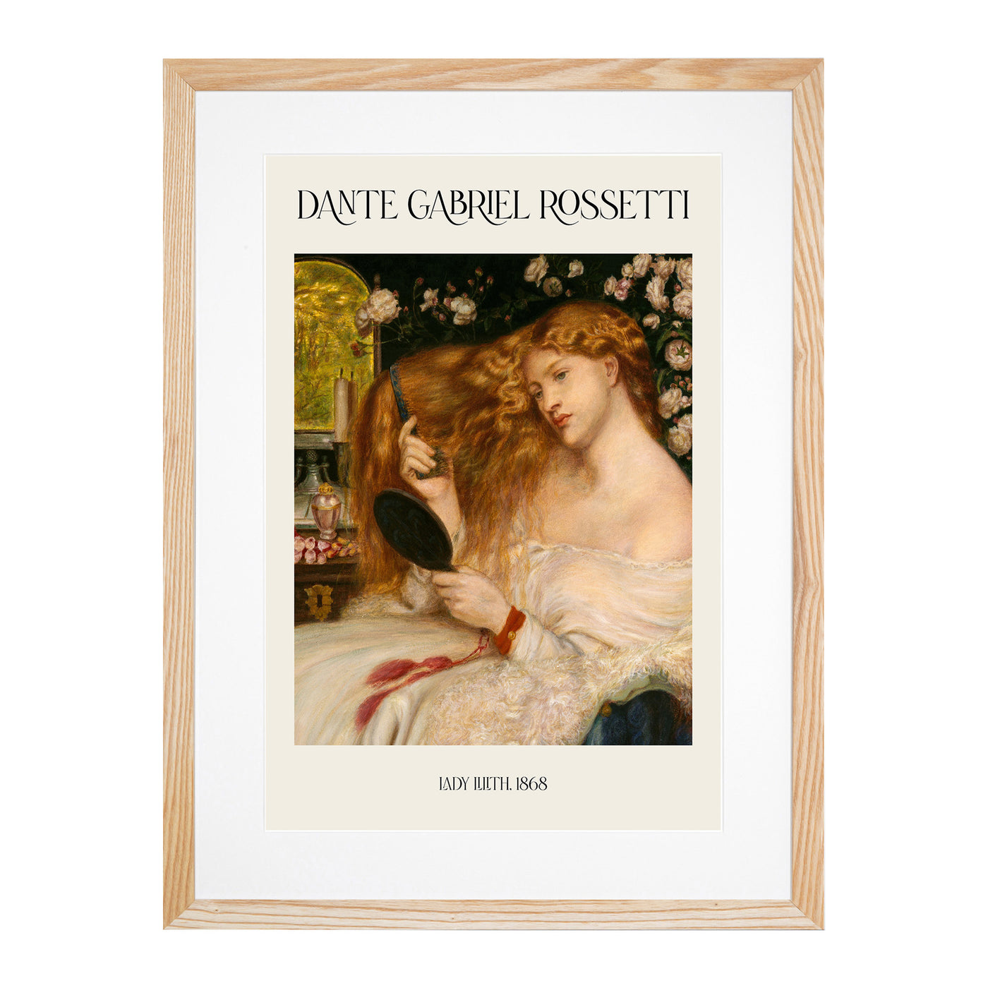 Lady Lilith Print By Dante Gabriel Rossetti