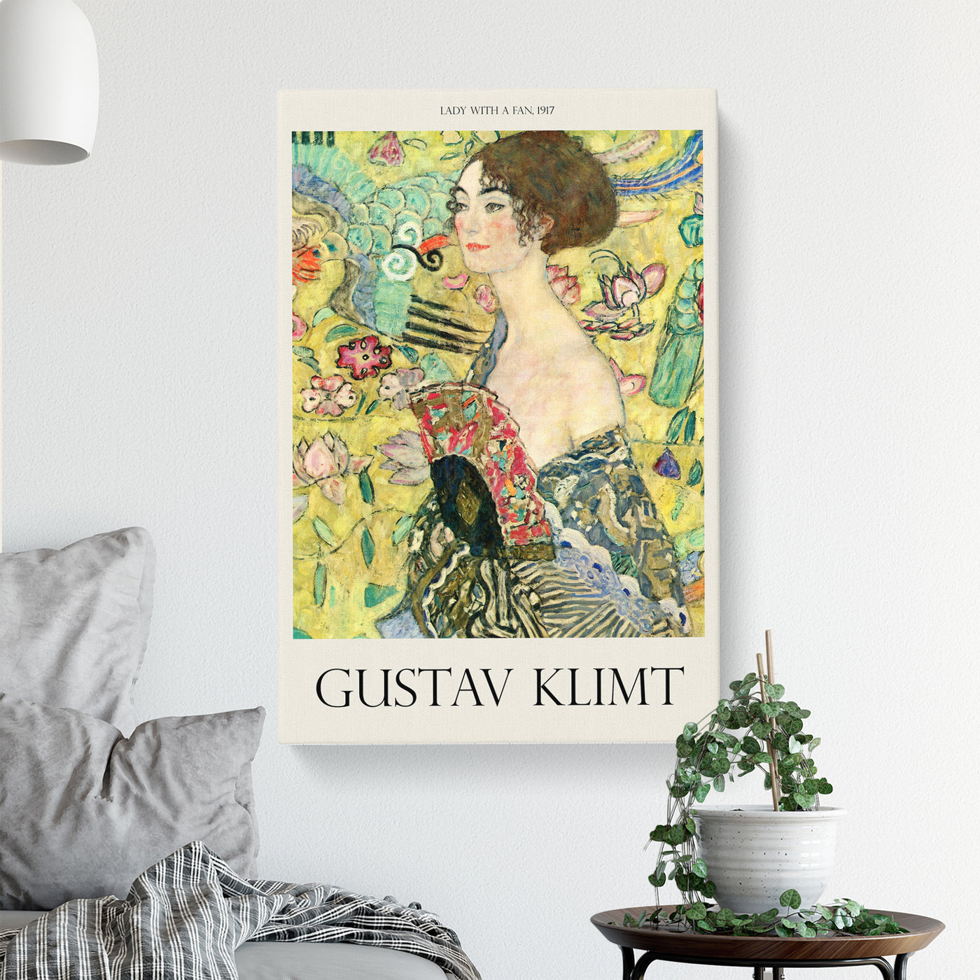 Lady With A Fan Print By Gustav Klimt