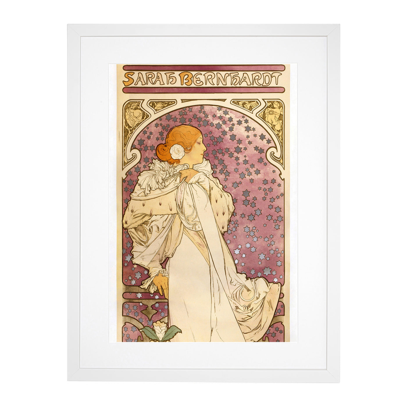 Lady Of The Camellias By Alphonse Mucha
