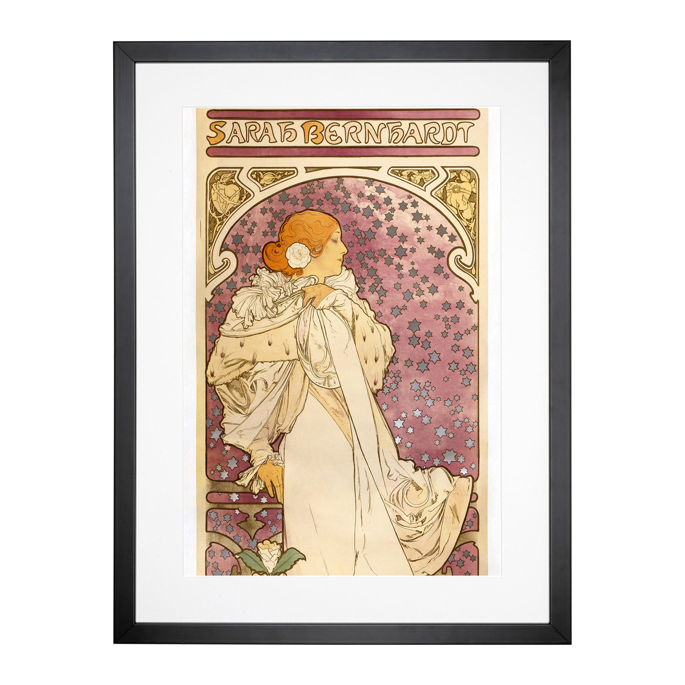 Lady Of The Camellias By Alphonse Mucha