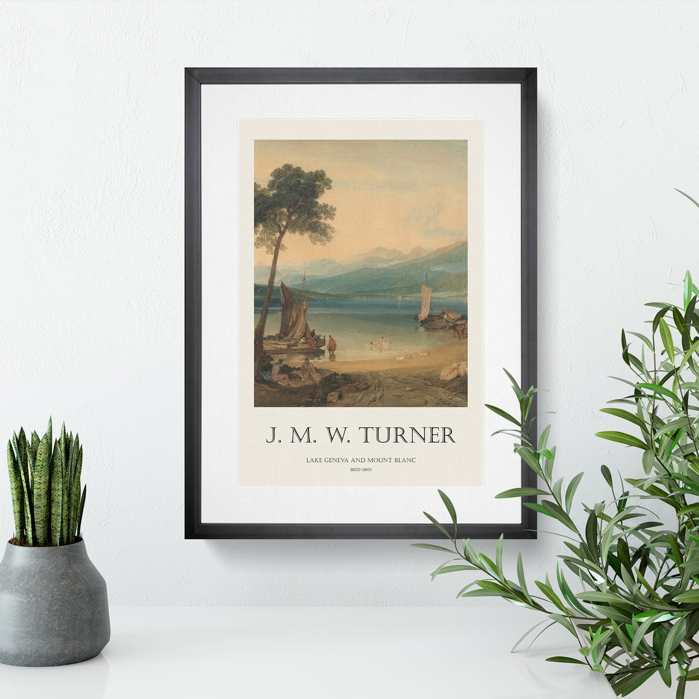 Lake Geneva Print By Joseph-Mallord William Turner