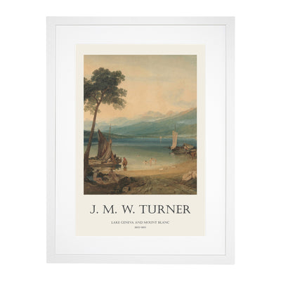 Lake Geneva Print By Joseph-Mallord William Turner