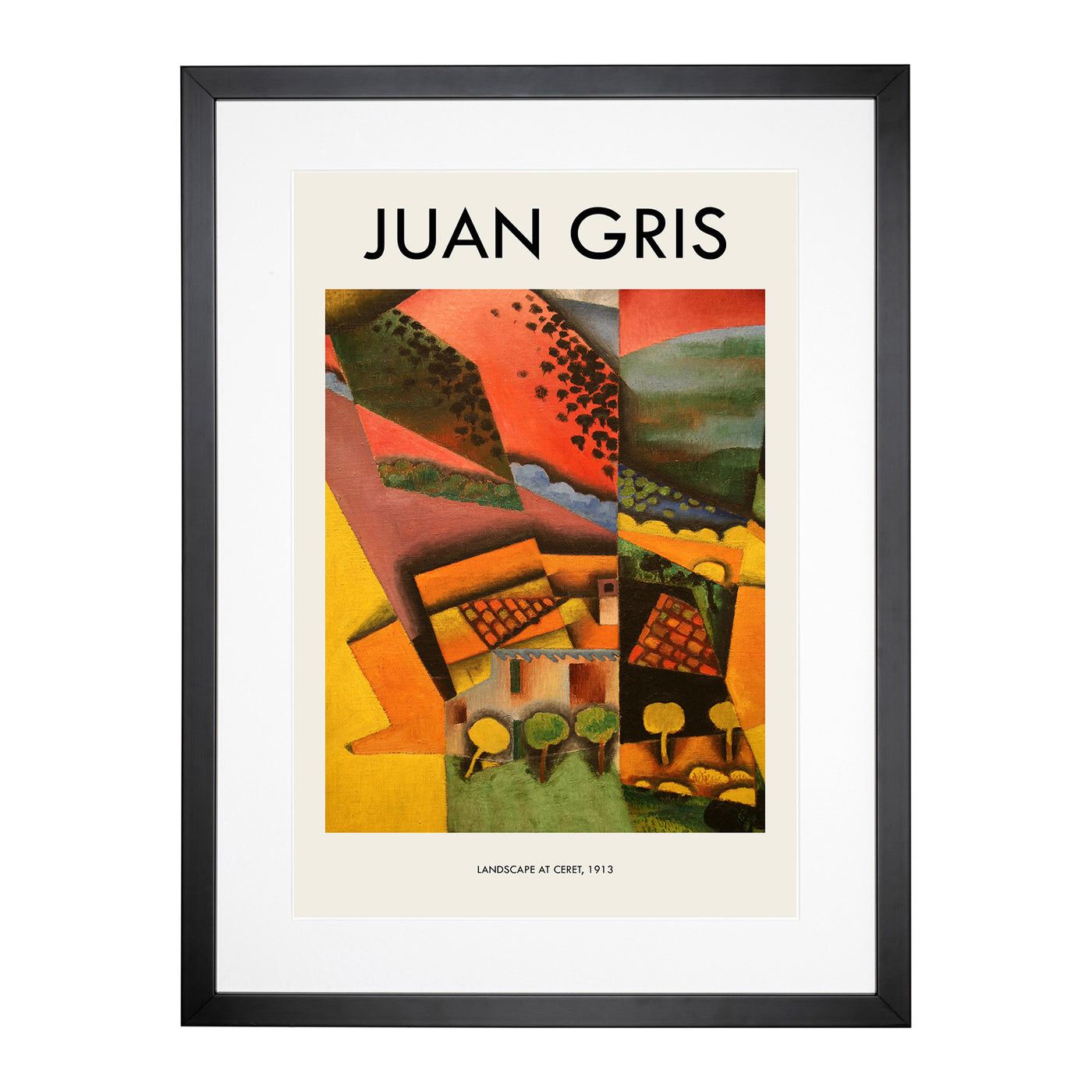 Landscape Print By Juan Gris Framed Print Main Image