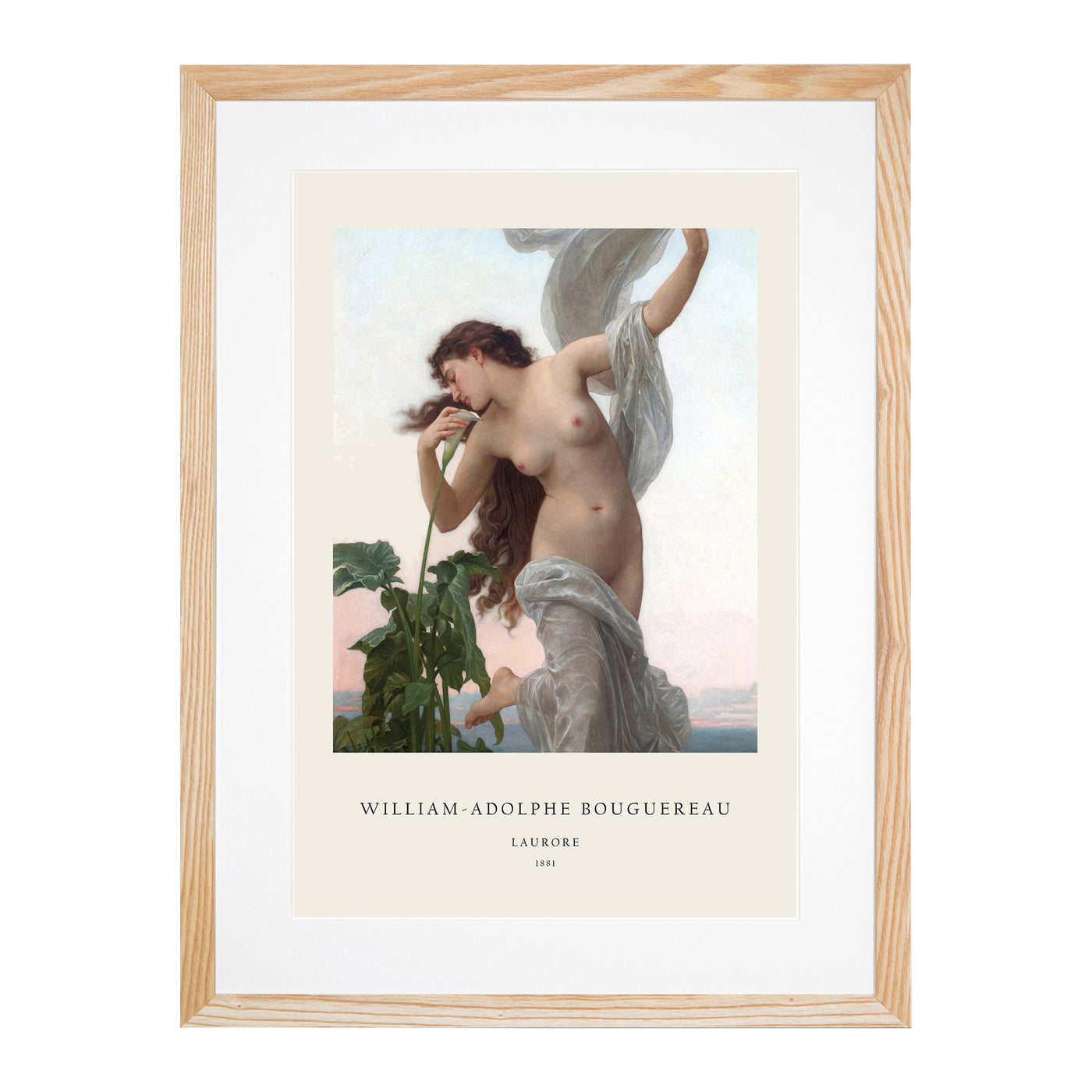 Laurore Print By William-Adolphe Bouguereau