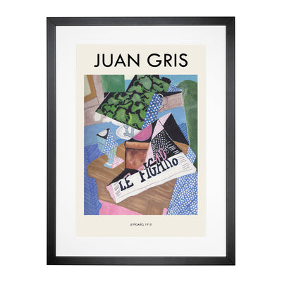 Le Figaro Print By Juan Gris Framed Print Main Image