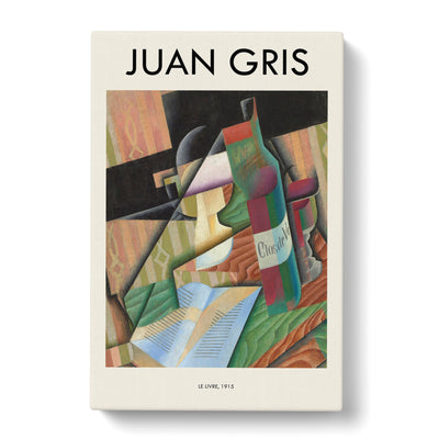 Le Livre Print By Juan Gris Canvas Print Main Image