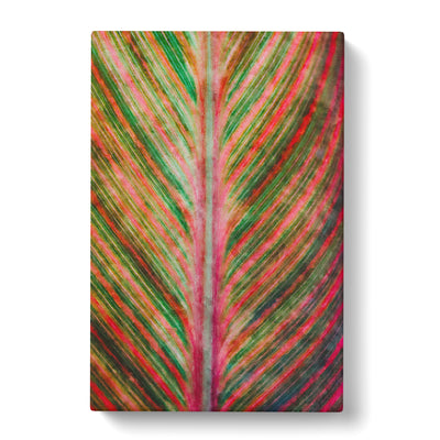 Leaf Stripes Painting Canvas Print Main Image