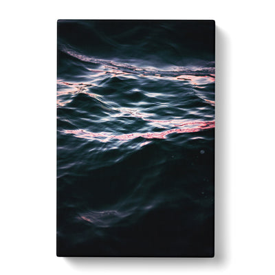 Light Reflecting Upon The Ocean In Abstract Canvas Print Main Image