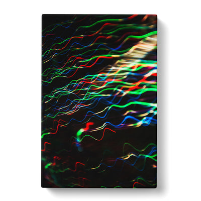 Light Waves In Abstract Canvas Print Main Image