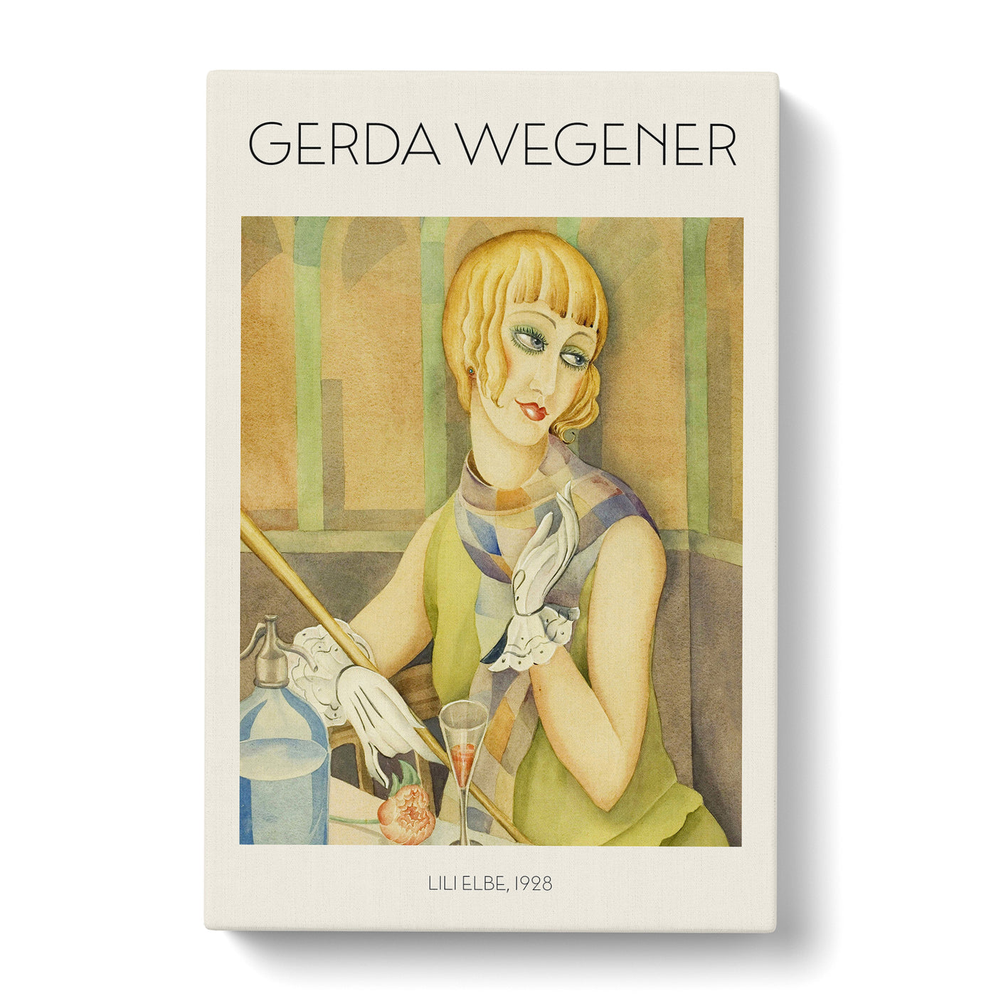 Lilli Elbe Print By Gerda Wegener Canvas Print Main Image