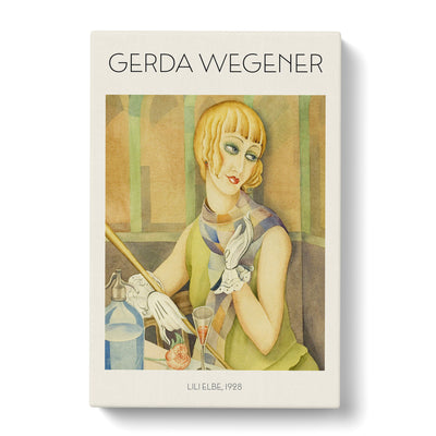 Lilli Elbe Print By Gerda Wegener Canvas Print Main Image