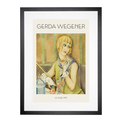 Lilli Elbe Print By Gerda Wegener Framed Print Main Image