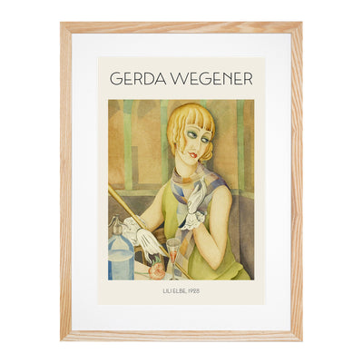 Lilli Elbe Print By Gerda Wegener