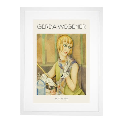 Lilli Elbe Print By Gerda Wegener