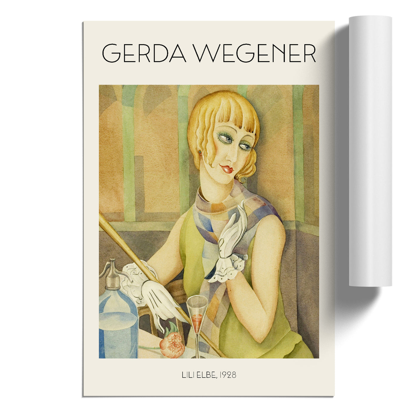 Lilli Elbe Print By Gerda Wegener